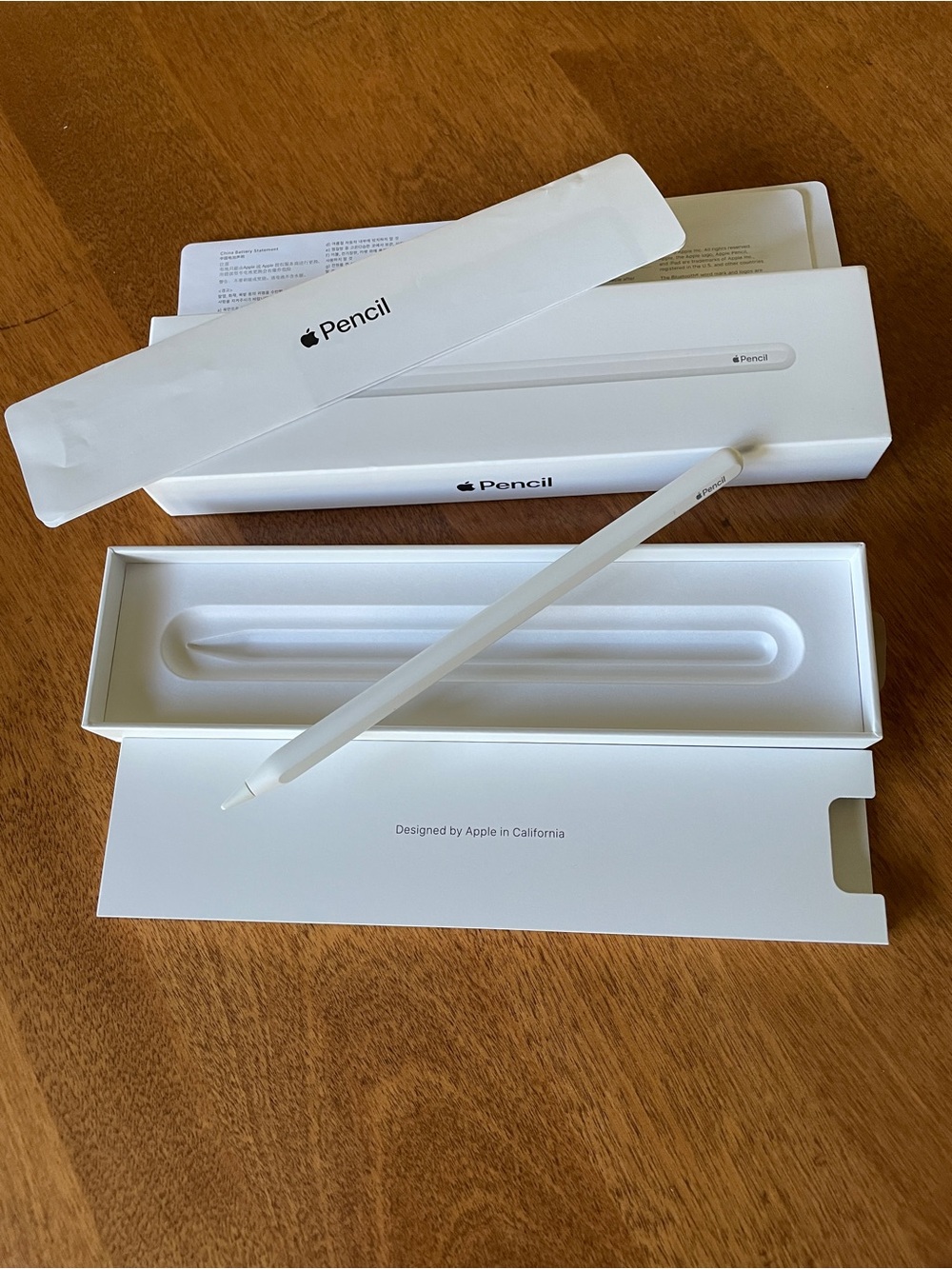 Apple Pencil Stylus Model A2051, MU8F2AM/A, Rarely Used, Original Packaging